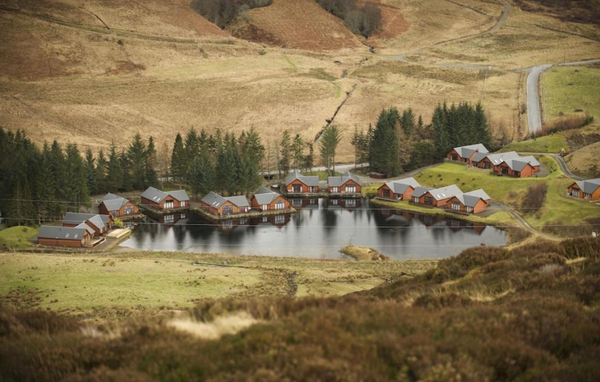 Na Craigean Lodge Glengoulandie Kültér fotó